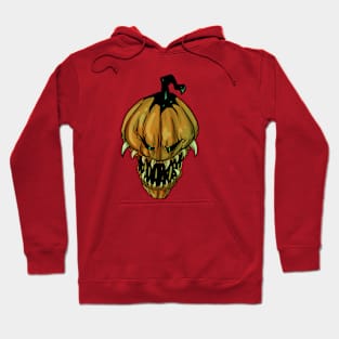 Scary horror Pumpkin face Halloween two Hoodie